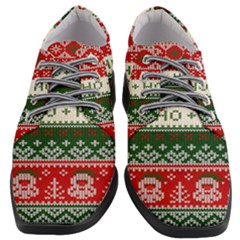 Ugly Sweater Merry Christmas  Women Heeled Oxford Shoes by artworkshop