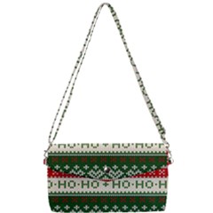 Ugly Sweater Merry Christmas  Removable Strap Clutch Bag by artworkshop