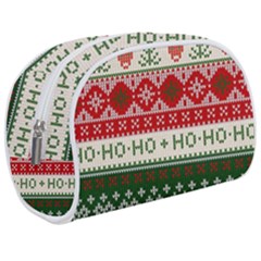 Ugly Sweater Merry Christmas  Make Up Case (medium) by artworkshop