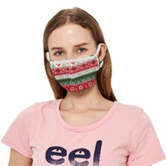 Ugly Sweater Merry Christmas  Crease Cloth Face Mask (adult) by artworkshop