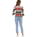 Ugly Sweater Merry Christmas  Bell Sleeve Top View4