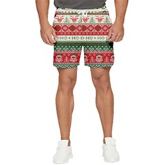 Ugly Sweater Merry Christmas  Men s Runner Shorts by artworkshop