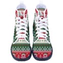 Ugly Sweater Merry Christmas  Kid s High-Top Canvas Sneakers View1