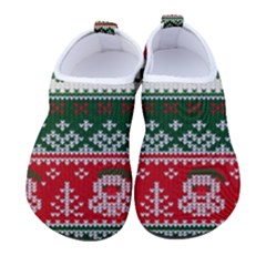 Ugly Sweater Merry Christmas  Men s Sock-style Water Shoes by artworkshop