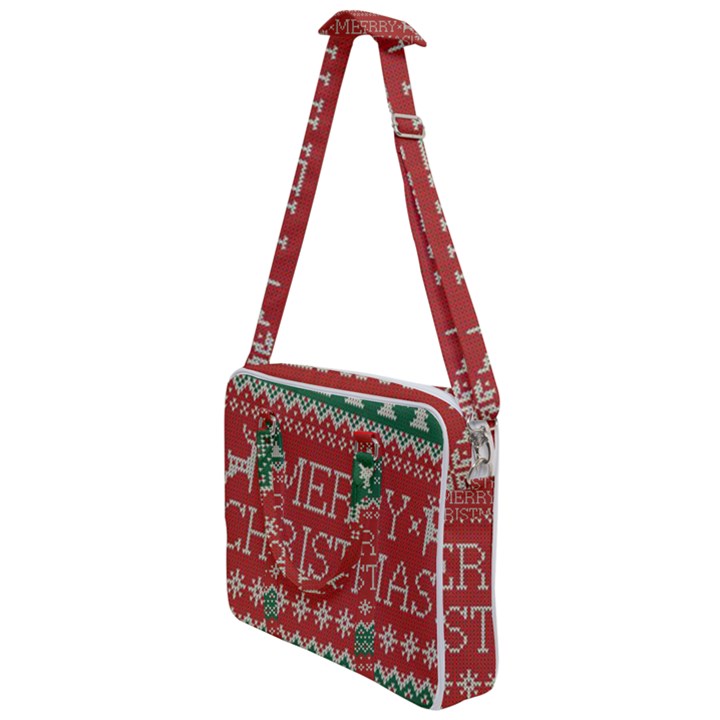 Merry Christmas  Pattern Cross Body Office Bag