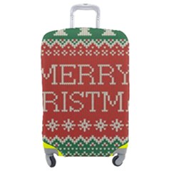 Merry Christmas  Pattern Luggage Cover (medium) by artworkshop