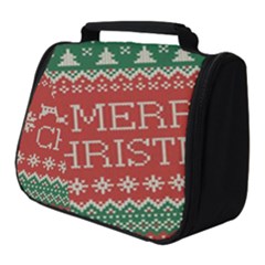 Merry Christmas  Pattern Full Print Travel Pouch (small) by artworkshop