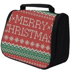 Merry Christmas  Pattern Full Print Travel Pouch (big) by artworkshop