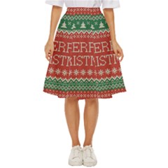 Merry Christmas  Pattern Classic Short Skirt by artworkshop