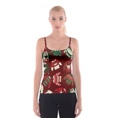 Ugly Sweater Wrapping Paper Spaghetti Strap Top by artworkshop