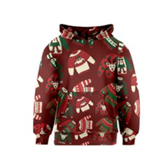 Ugly Sweater Wrapping Paper Kids  Pullover Hoodie by artworkshop