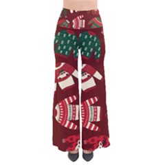 Ugly Sweater Wrapping Paper So Vintage Palazzo Pants by artworkshop