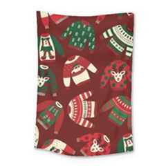 Ugly Sweater Wrapping Paper Small Tapestry by artworkshop