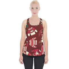 Ugly Sweater Wrapping Paper Piece Up Tank Top