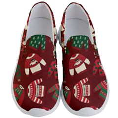 Ugly Sweater Wrapping Paper Men s Lightweight Slip Ons by artworkshop