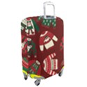 Ugly Sweater Wrapping Paper Luggage Cover (Medium) View2