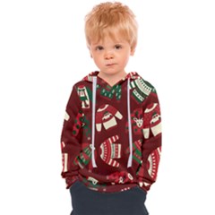 Ugly Sweater Wrapping Paper Kids  Overhead Hoodie by artworkshop