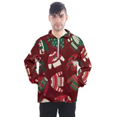 Ugly Sweater Wrapping Paper Men s Half Zip Pullover by artworkshop