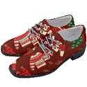 Ugly Sweater Wrapping Paper Women Heeled Oxford Shoes View2