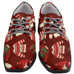 Ugly Sweater Wrapping Paper Women Heeled Oxford Shoes by artworkshop