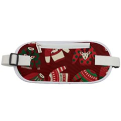 Ugly Sweater Wrapping Paper Rounded Waist Pouch