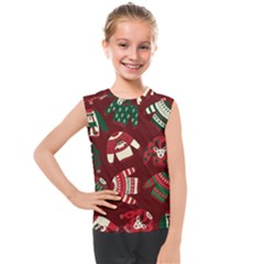 Ugly Sweater Wrapping Paper Kids  Mesh Tank Top