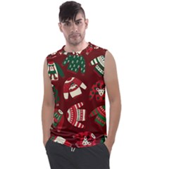 Ugly Sweater Wrapping Paper Men s Regular Tank Top