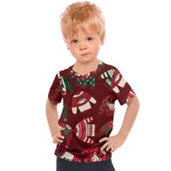 Ugly Sweater Wrapping Paper Kids  Sports T-shirt