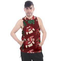 Ugly Sweater Wrapping Paper Men s Sleeveless Hoodie