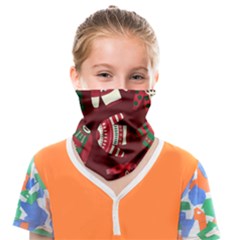 Ugly Sweater Wrapping Paper Face Covering Bandana (kids)