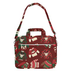 Ugly Sweater Wrapping Paper Macbook Pro 16  Shoulder Laptop Bag