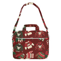 Ugly Sweater Wrapping Paper Macbook Pro 13  Shoulder Laptop Bag 