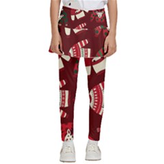 Ugly Sweater Wrapping Paper Kids  Skirted Pants