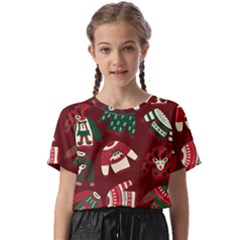 Ugly Sweater Wrapping Paper Kids  Basic T-shirt