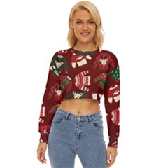 Ugly Sweater Wrapping Paper Lightweight Long Sleeve Sweatshirt