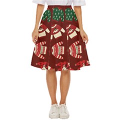 Ugly Sweater Wrapping Paper Classic Short Skirt by artworkshop