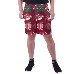 Ugly Sweater Wrapping Paper Men s Pocket Shorts