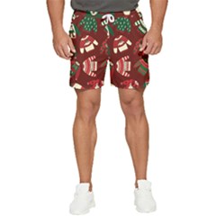 Ugly Sweater Wrapping Paper Men s Runner Shorts by artworkshop