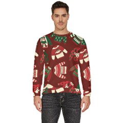 Ugly Sweater Wrapping Paper Men s Fleece Sweatshirt