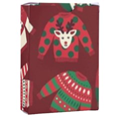 Ugly Sweater Wrapping Paper Playing Cards Single Design (rectangle) With Custom Box