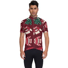 Ugly Sweater Wrapping Paper Men s Short Sleeve Cycling Jersey