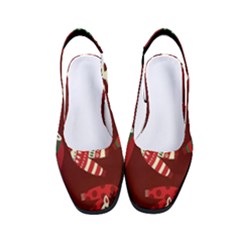 Ugly Sweater Wrapping Paper Women s Classic Slingback Heels