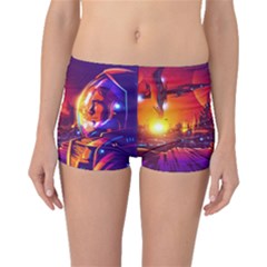 Far Future Human Colonization Boyleg Bikini Bottoms by Hannah976