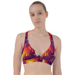 Far Future Human Colonization Sweetheart Sports Bra by Hannah976