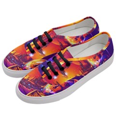 Far Future Human Colonization Women s Classic Low Top Sneakers by Hannah976