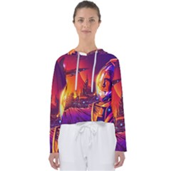 Far Future Human Colonization Women s Slouchy Sweat by Hannah976