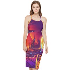 Far Future Human Colonization Bodycon Cross Back Summer Dress by Hannah976