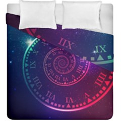 Time Machine Duvet Cover Double Side (king Size) by Hannah976