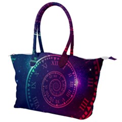 Time Machine Canvas Shoulder Bag by Hannah976