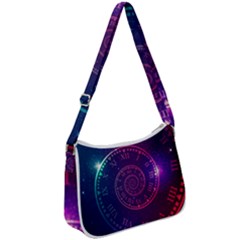 Time Machine Zip Up Shoulder Bag by Hannah976